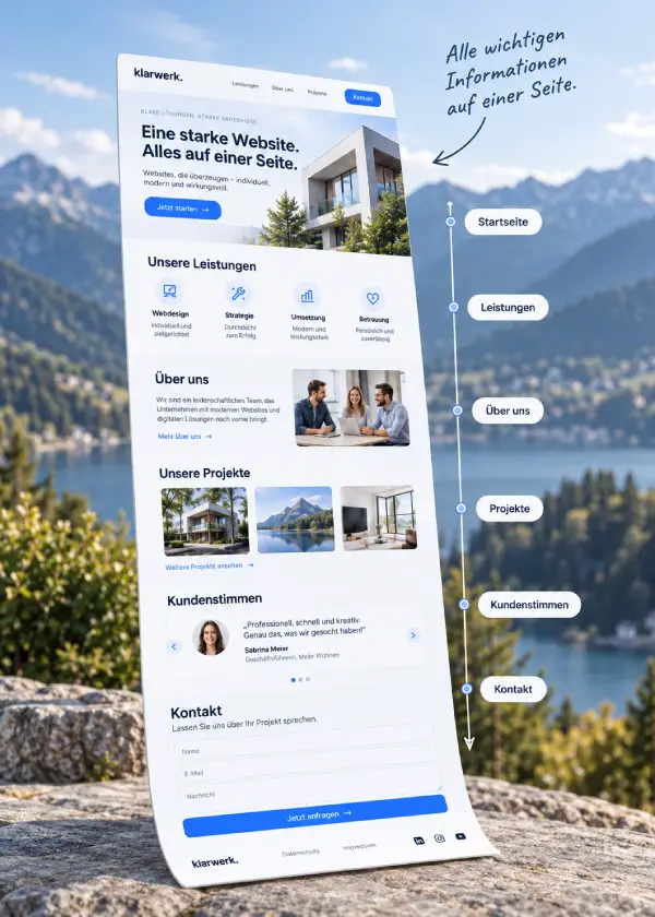 One Page Webdesign2