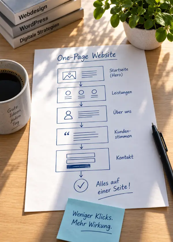 One Page Webdesign